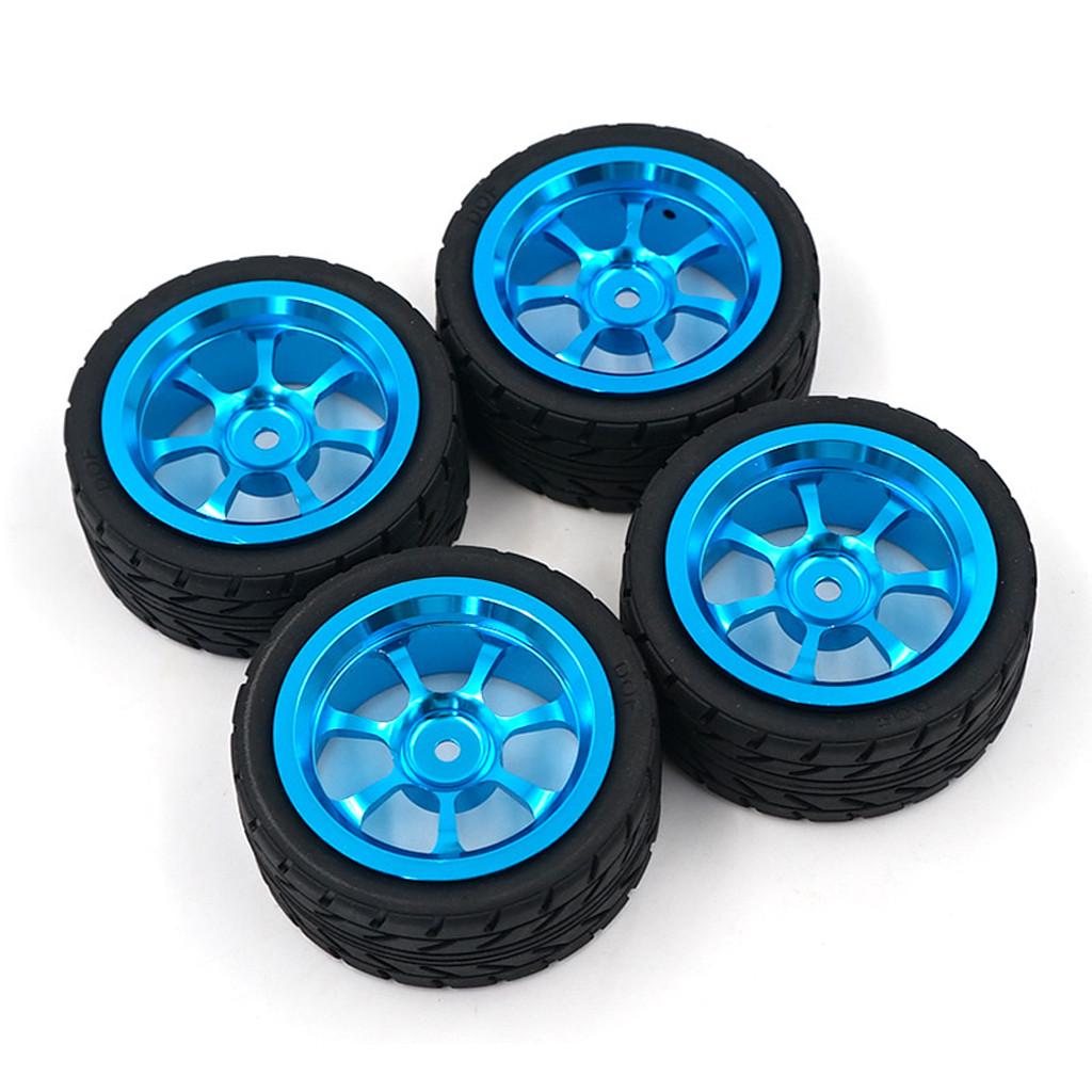 For Wltoys 1:18 A959-B A979-B A959 A969 Alloy Rims and Tires RC Car Wheels 4pcs