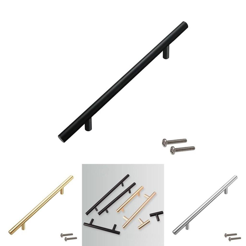 Sleek Cabinet Door Handles In Black Gold And Silver For A Contemporary Look