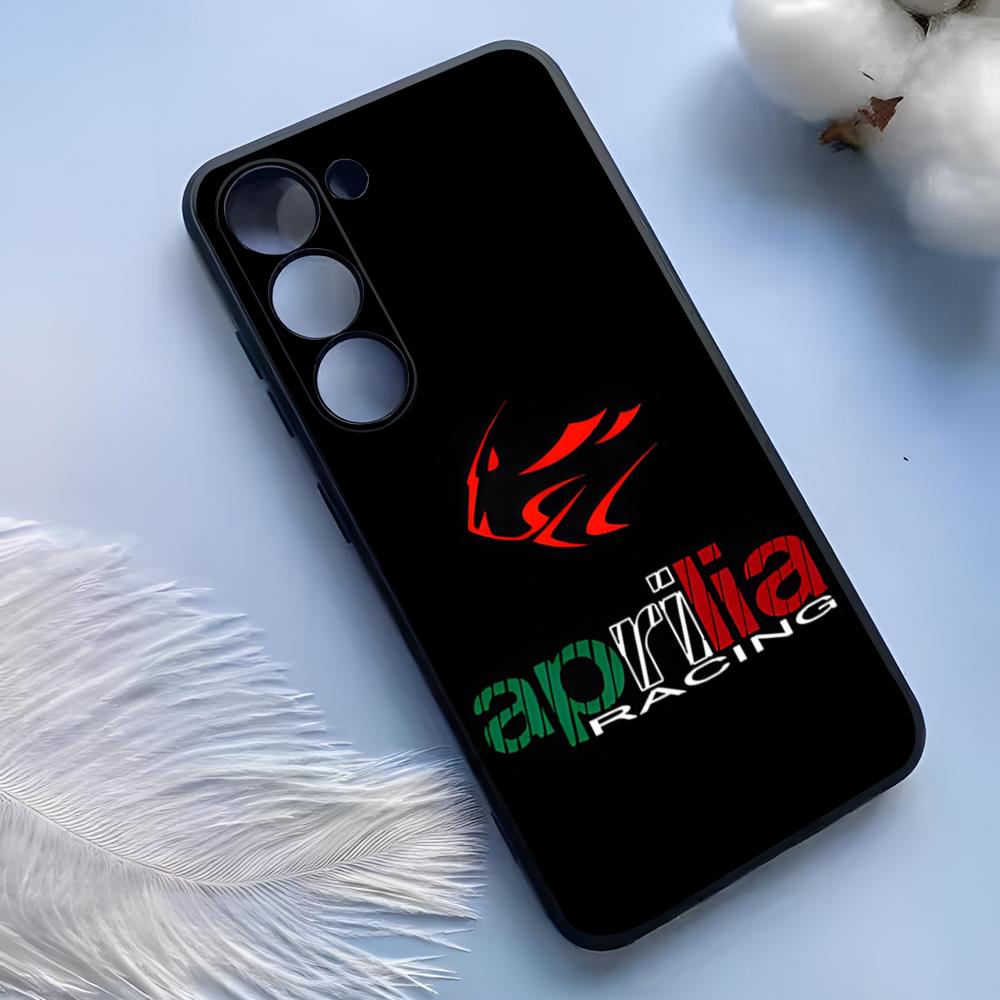 A-Aprilia Motorcycle Logo Phone Case For Samsung S25 Ultra S24 S23 S22 S21 S20 Plus Fe Galaxy A54 A53 A34 A25 Silicone Cover