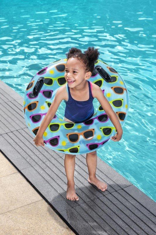 Inflatable ring with handles 76 cm Designer Bestway 36057