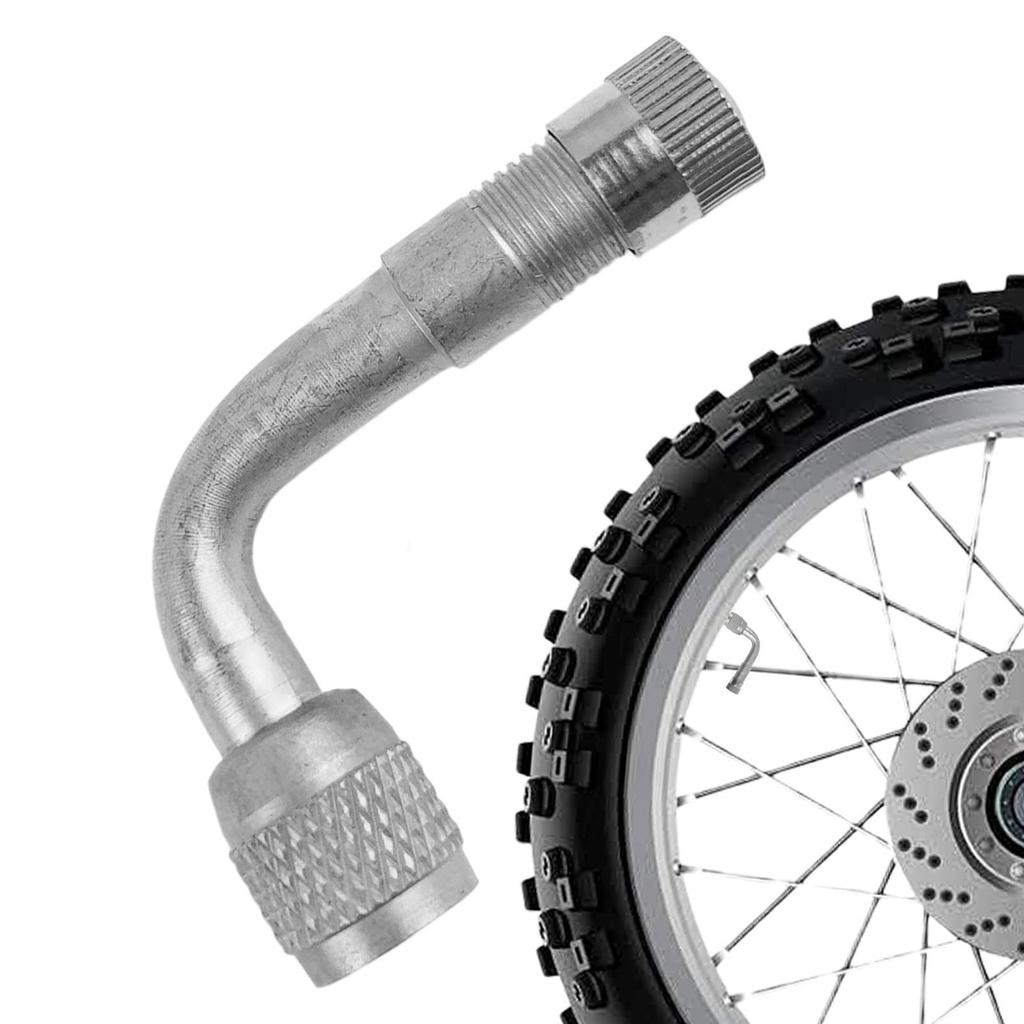 Motorcycle Air Valve, Tire Valve Extension Adapter, 90° Extension, L-Type, Air Valve, For Moped