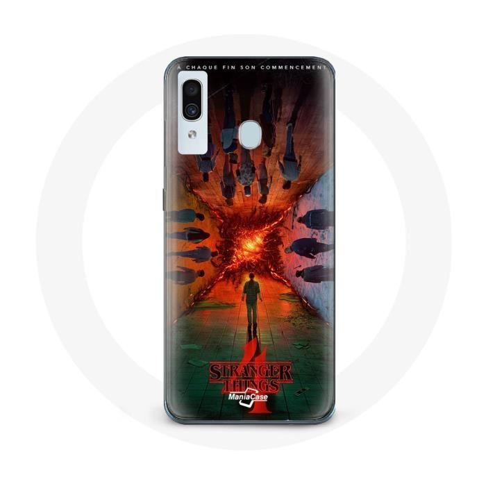 Case for Samsung Galaxy A20e Stranger Things Season 4 Poster New Theory Crews