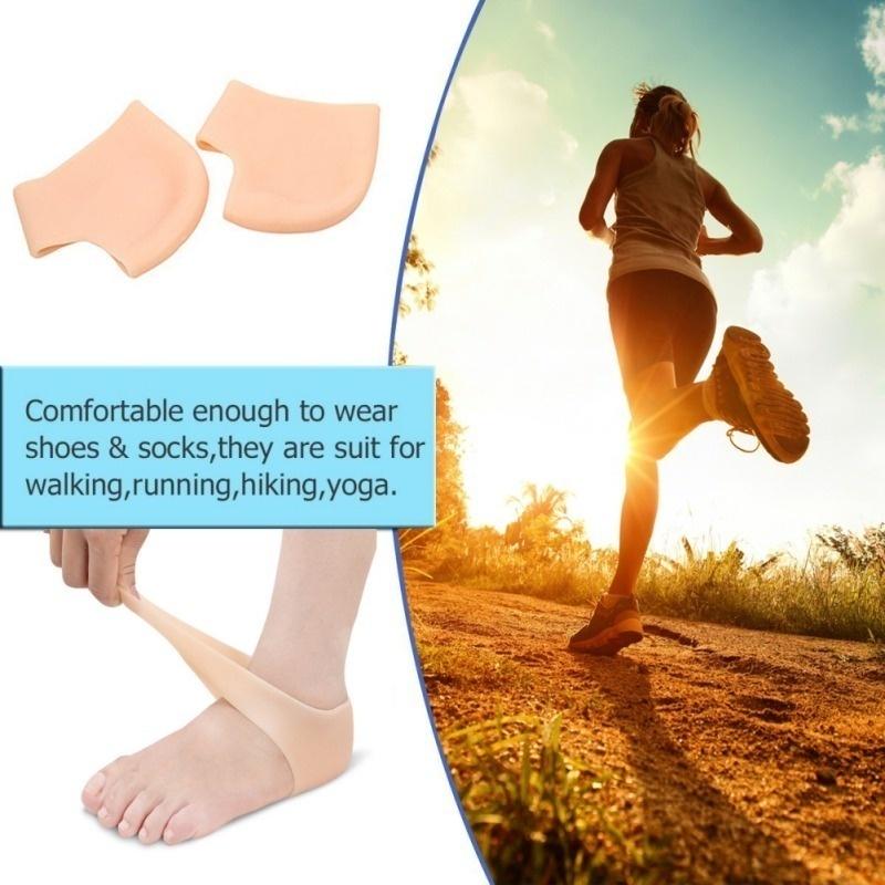Silicone Gel Heel Foot Protector For Plantar Fasciitis Foot Arch Support Ankle Pain Relief Socks