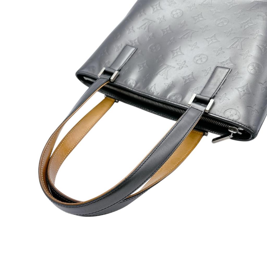 Louis Vuitton Сумка Stockton Monogram mat Черная унисекс M55112 Б/у