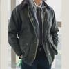 Kuangbiao Retro Hunting Oil Wax Men's Windbreaker Workwear Jacket