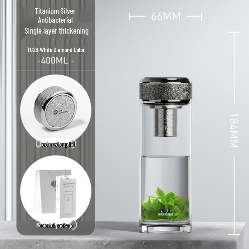 Vientiane Antibacterial Borosilicate Glass Tea Cup