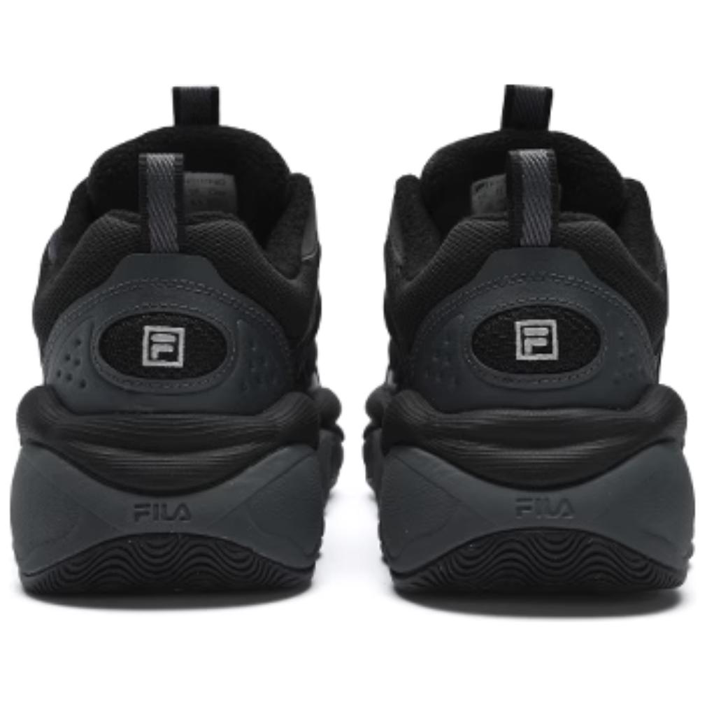 Fila Туфли Pease We Pea Плюшевая версия Модные Удобные Теплые Низкие Повседневные Туфли Женские кроссовки Черные Серые F12W441111FBD