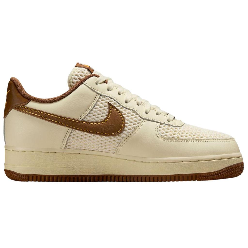 Nike Air Force 1 07 LV8 Coconut Milk Light British Tan мужские кроссовки Cream Canyon-Gold IB7719-113