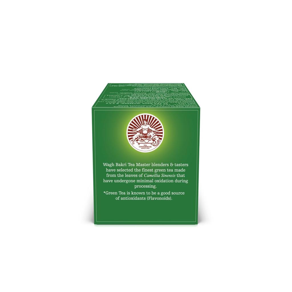 Wagh Bakri Shudh Kahwa Green Tea Bags 25 Count Refreshing Aromatic Blend For Relaxation Smooth Brewing Experience Total 62.5 Grams