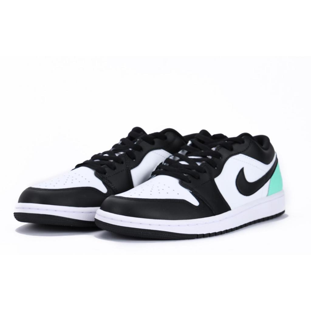 Jordan Air Jordan 1 Low Винтажные Баскетбольные Кроссовки Мужские Черно-Зеленые 553558-131(Team59-SBOX)