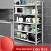 Miling 5-Tier Adjustable Stainless Steel Kitchen Storage Shelf