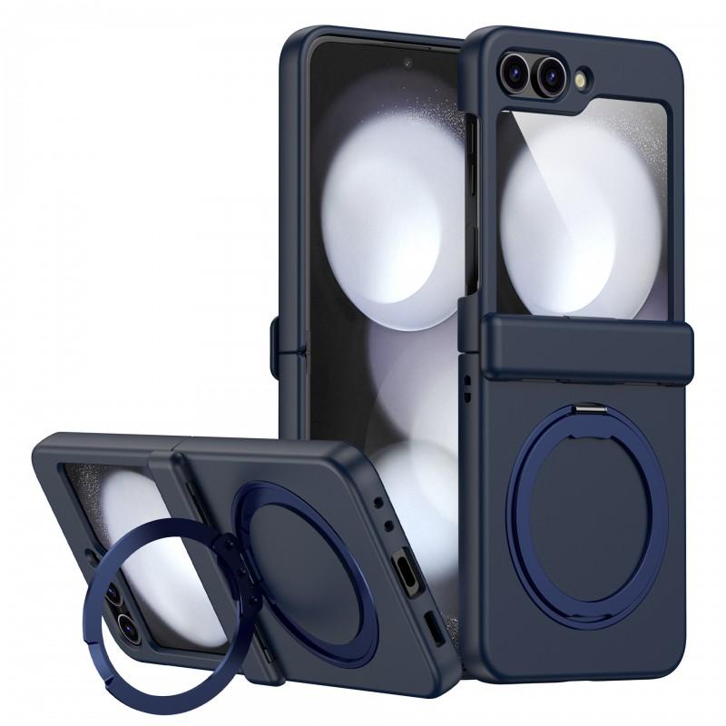 Magnetic Wireless Charging Flip Phone Case With Rotating Stand Galaxy Z 8 7 6 5 4 3 Shockproof Hard Cover
