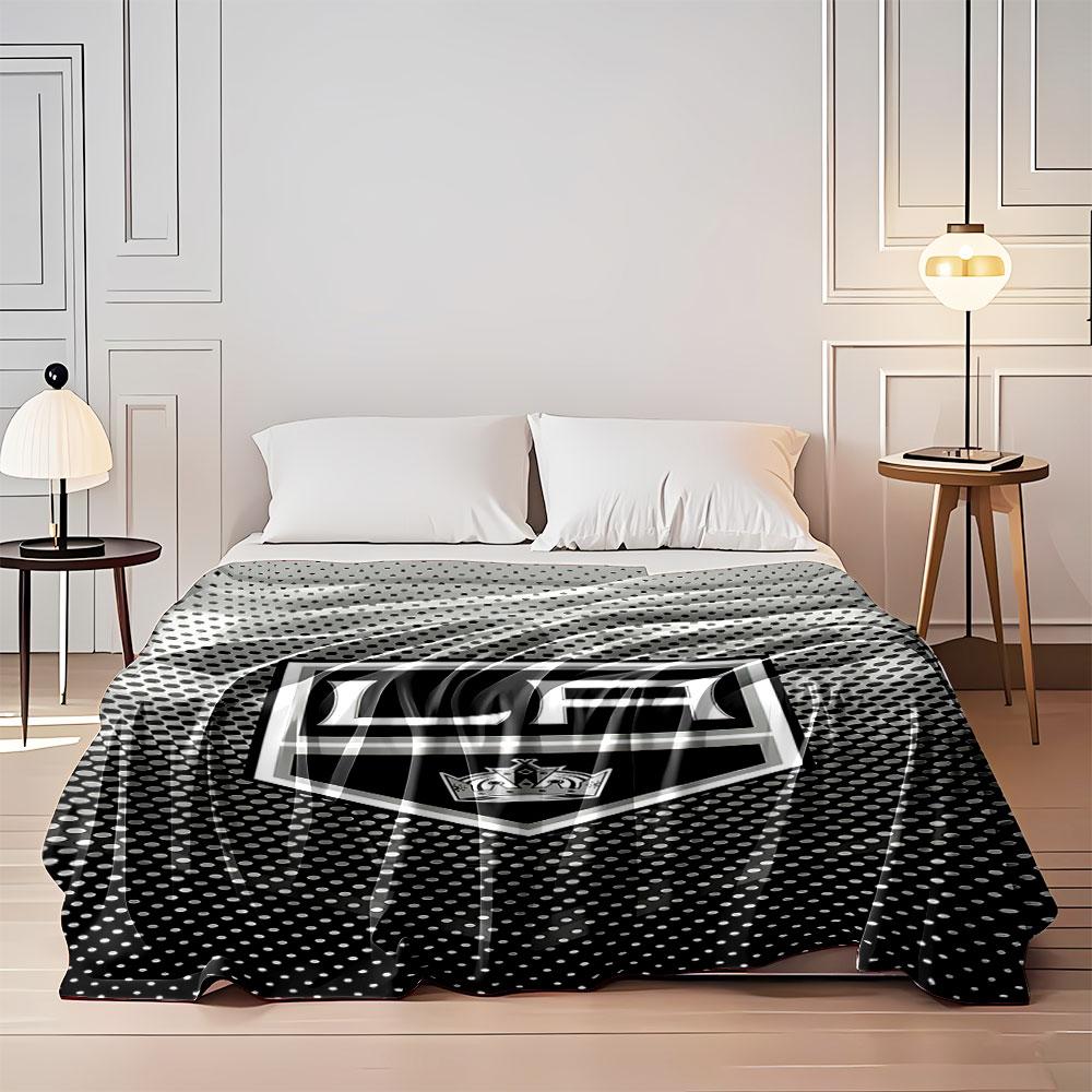 LA Hockey Crown Design Blanket print blanket soft and cozy perfect for the living room bed sofa or a nap,gift