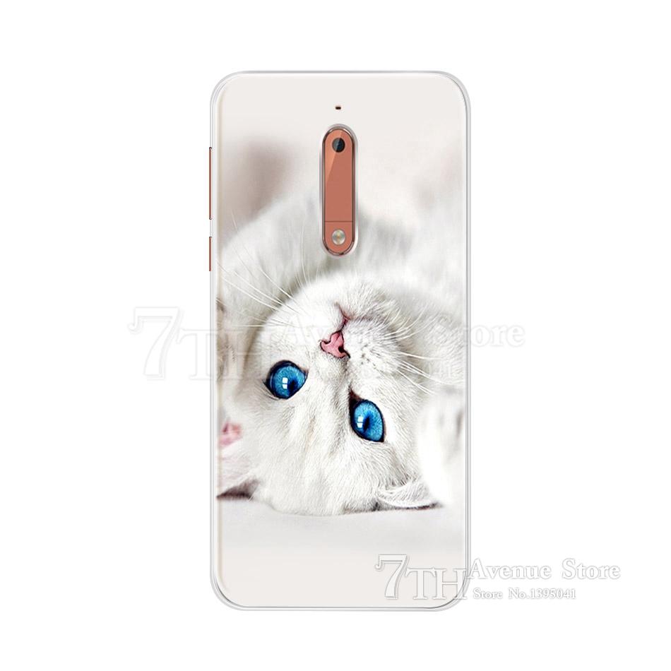 Чехол для Nokia 5 5.2" Мультяшный Мягкий Силиконовый TPU Чехол для Телефона Для Nokia 5 Nokia5 Глобальный Двойной TA-1024 TA-1053 TA-1044 Задняя Крышка