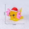 Colorful Resin Craft Christmas Hexagonal Dragon Snow Globe Miniature Cartoon Decoration