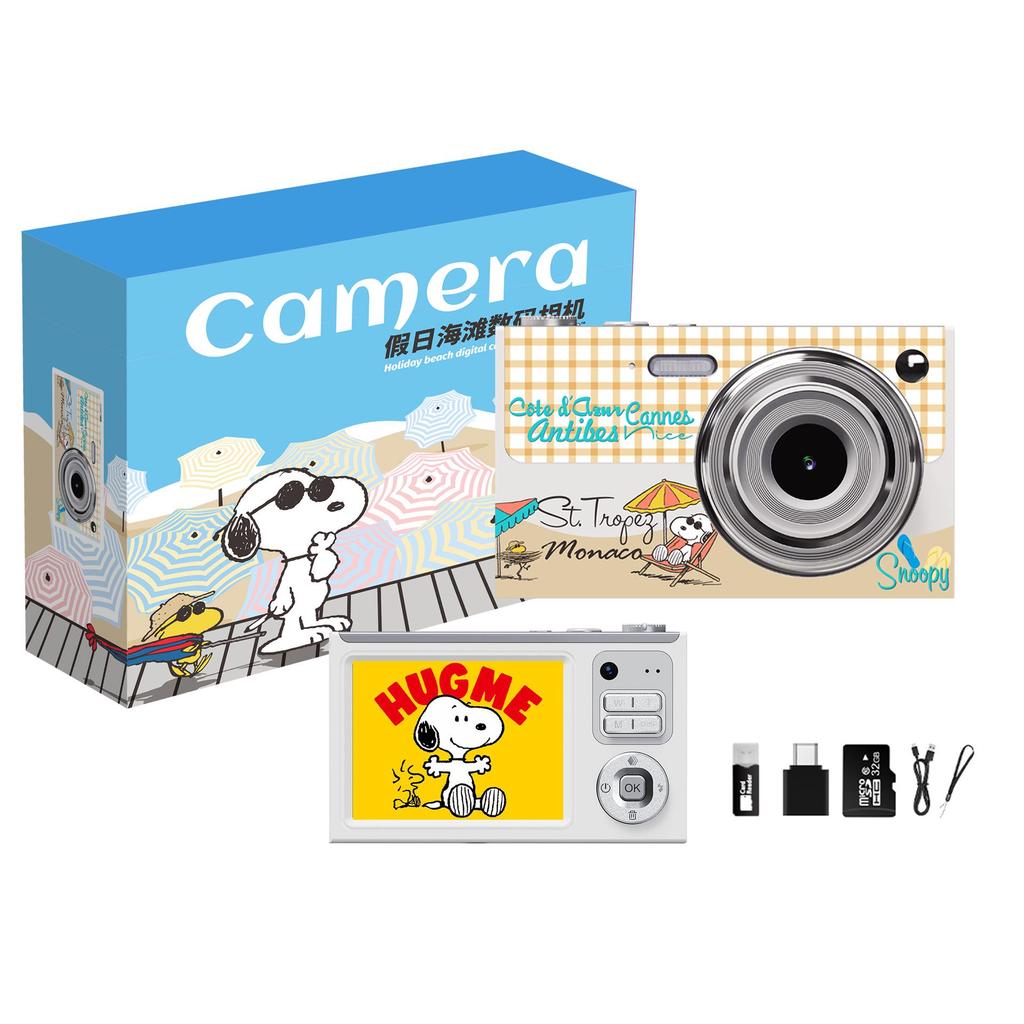 SNOOPY 4K Dual-Camera Entry-Level Mirrorless Camera for Students & Travel Vlogs