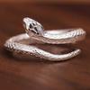Креативное кольцо в виде змеи, кольцо на палец животного, открывающееся хвостовое кольцо, ювелирные изделия