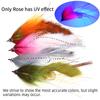 4Colors Big Articulated Streamer Fly Tying Fishing Lure 2Hooks Big Game Streamer Fly Metal Fish Mask Fly Fishing