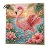 Cute Animal Themed Craft Faux Pearl Art DIY Kit, Painting Relaxing Stress Relief Handiwork 3D Flowers Crafting Kit for Adults, Home Wall Decor