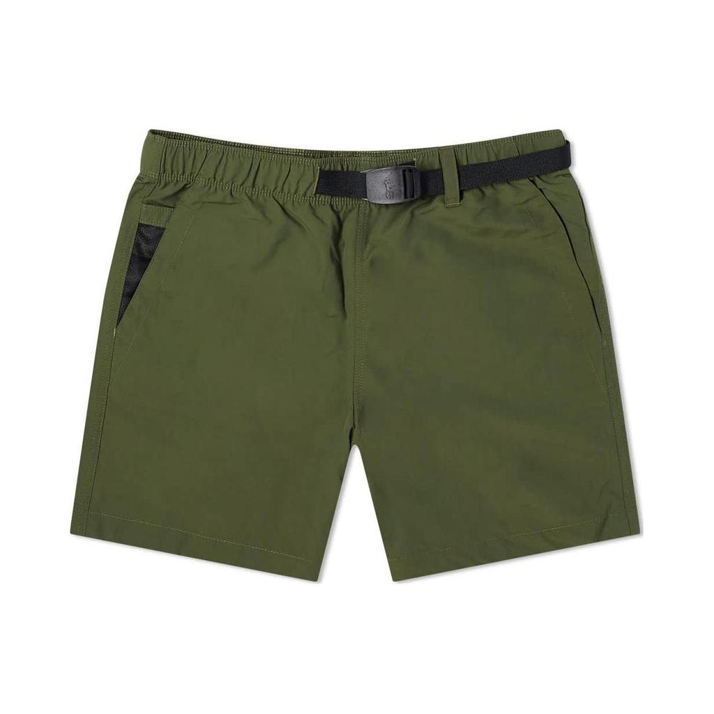 Polo Ralph Lauren Slip-On Solid Straight Casual Shorts Men Shorts Army-Green 710843137-002