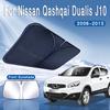 Для Nissan Qashqai Dualis J10 2006–2013 Автомобильный солнцезащитный козырек на лобовое стекло, солнцезащитный экран, теплоизоляция, летнее охлаждение, автоаксессуары