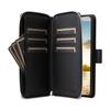For Samsung Galaxy S25 FE Case 9 Card Slots Zipper Pocket PU Leather Phone Cover with Wrist Strap