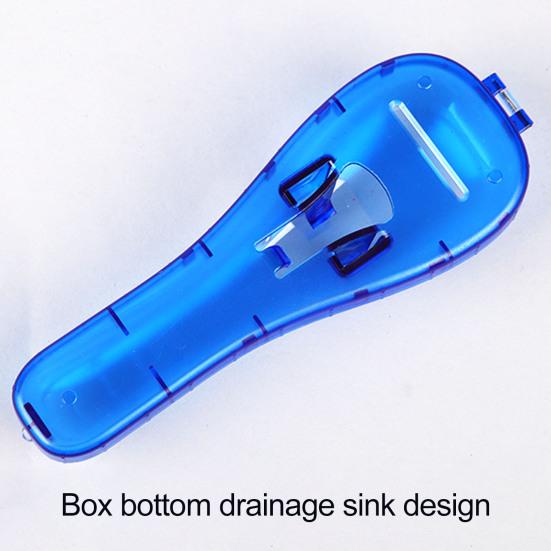 Прозрачный ящик для хранения бритвы, портативный дорожный мужской ручной электронный бритвенный станок, держатель для триммера для бороды, контейнер, защитный чехол-органайзер