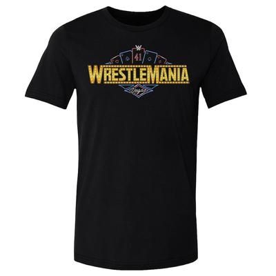 Унисекс 500 уровень Вересково-серый футболка WrestleMania 41 Футболка WWE Спортивная футболка С коротким рукавом Хлопковые топы Футболки Летняя одежда Футболка
