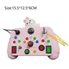 with LED Light Busy Board Sensory Toys Interactive Board Travel Toys  For Kids Preschool Learning
