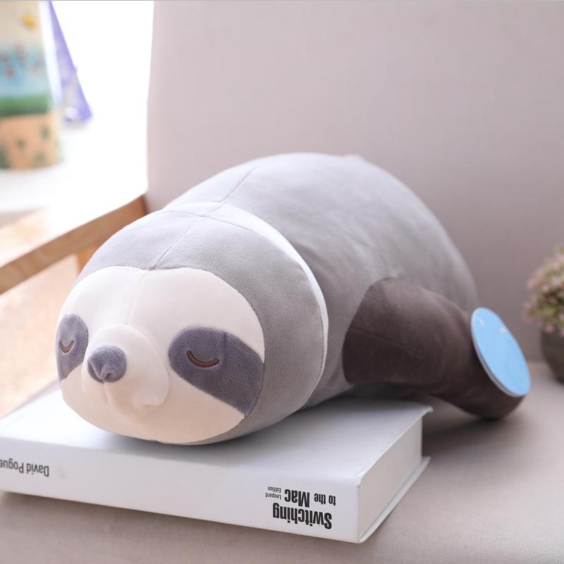 100Cm Kawaii Sloth Plush Toy Cartoon Simulation Animal Soft Stuffed Plushies Doll Big Size Cute Girls Room Pillow Birthday Gift