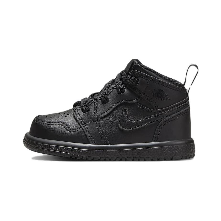 Jordan Air Jordan 1 Slip Resistant Anti Kick High top Kids' Skateboarding Shoes Black Infant And Toddler DR9744-093