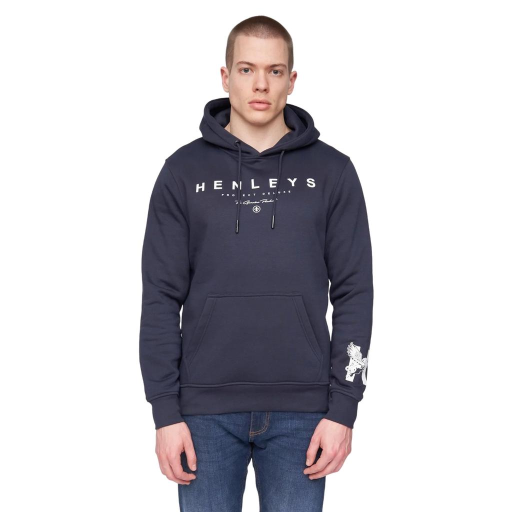 Henleys Mens Hentyme Logo Hoodie