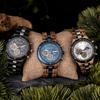 BOBOBIRD Повседневные спортивные деревянные часы Мужские с задней крышкой из нержавеющей стали Многофункциональные мужские часы