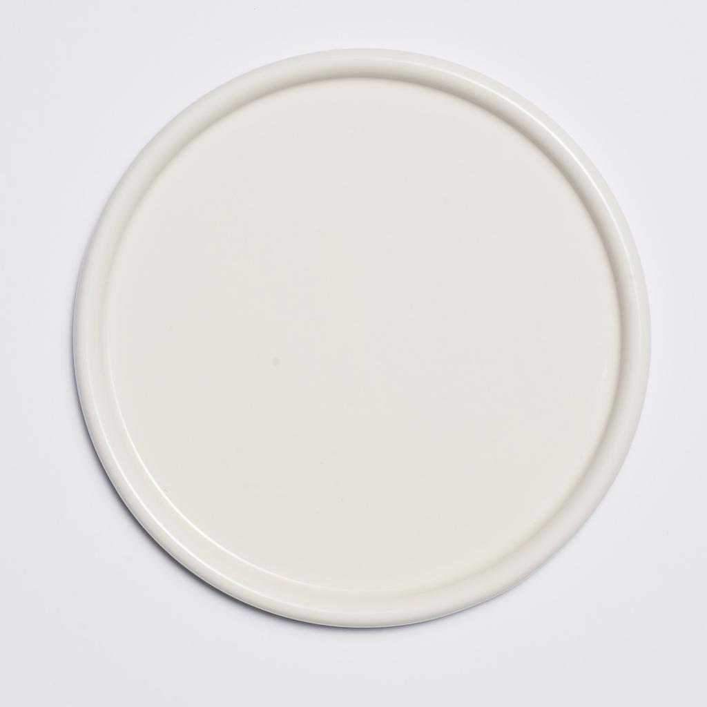 LASSIETTE NUBE Керамическая маленькая круглая тарелка можно мыть в посудомоечной машине Желтый, Белый