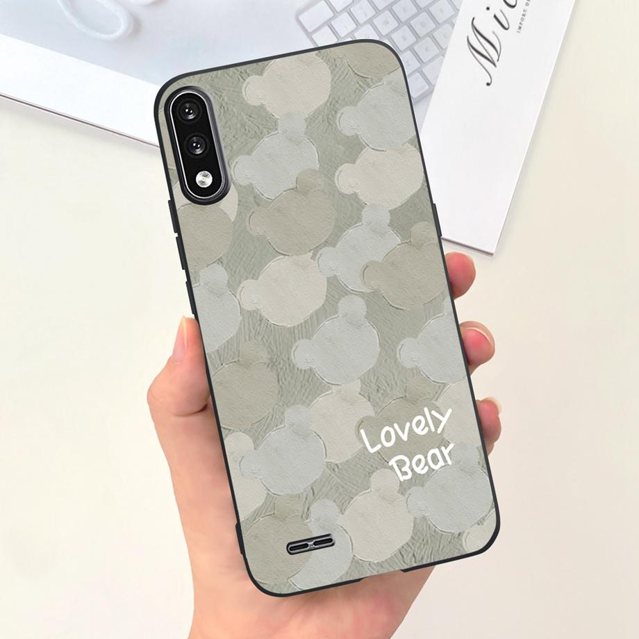 Чехол для телефона LG K22 2020 Задняя крышка Стильный узор Мягкий жидкий силикон ТПУ Чехол Fundas Корпус с рисунком панды для LGK22 K 22