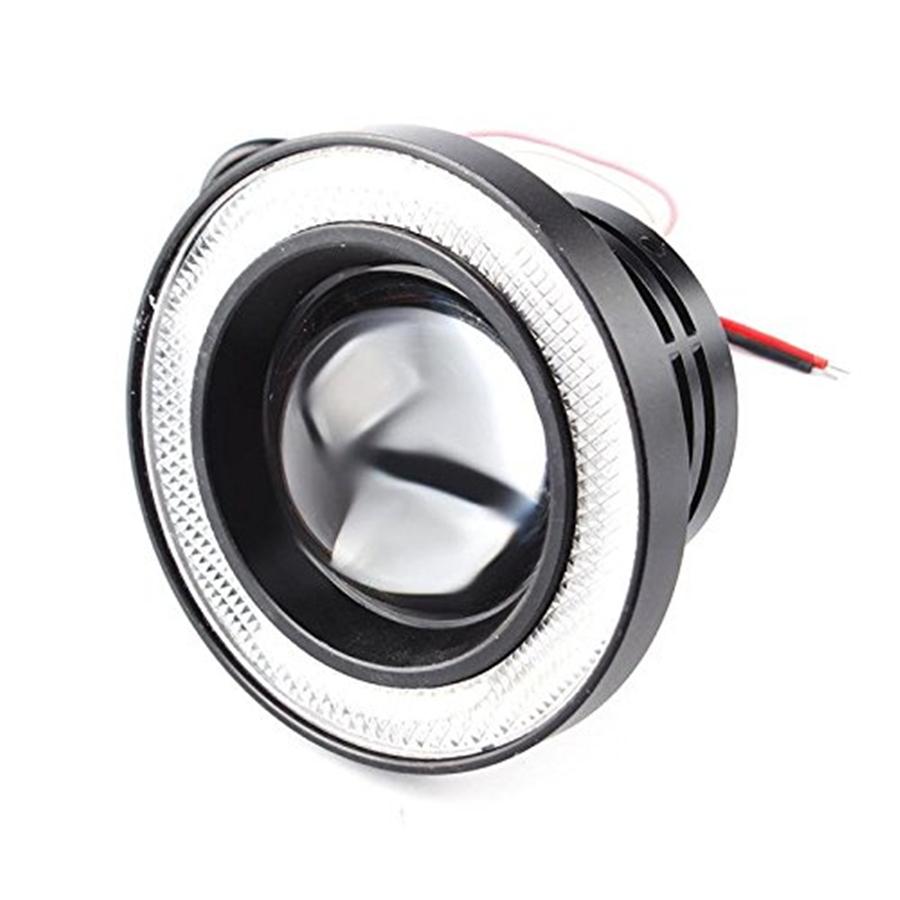 3,5" COB Противотуманная фара Проектор Автомобиль CCFL Синие Ангельские глазки Кольцо-гало ДХО Фара