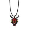 Cartoon Anime Club Pendant Necklace Cute Demon Mask Keychain Accessory New