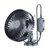 X7JF USB Автомобильный вентилятор Вентилятор для лобового стекла Настольный вентилятор Вращающийся на 360 градусов Регулируемая скорость ветра Автомобильный охладитель
