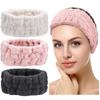 Spa Headbands for Washing Face or Facial, Set of 2 Skincare Headbands, Terry Cloth Headband Wash Combo