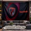 Bournemouth Football Personalized Tapestry Support Custom Name, Wall Art Home Decoration