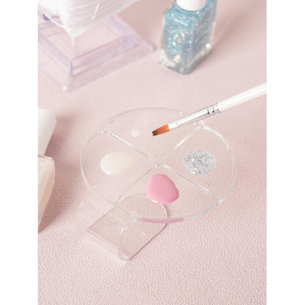 Daiso 4 Compartment Transparent Nail Palette