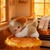 Милая Плюшевая Игрушка Случайный Рисунок Животное Кролик Полосатый Кот Винилово-Плюшевые Игрушки Гигантская Панда Лежащая Поза Животное Подарки на День Рождения Рождество