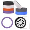 Yousheng 8Pcs Silicone Luggage Wheel Covers Enhance Travel Adventure Minimize Noise Spot Luggage Protective Sleeves