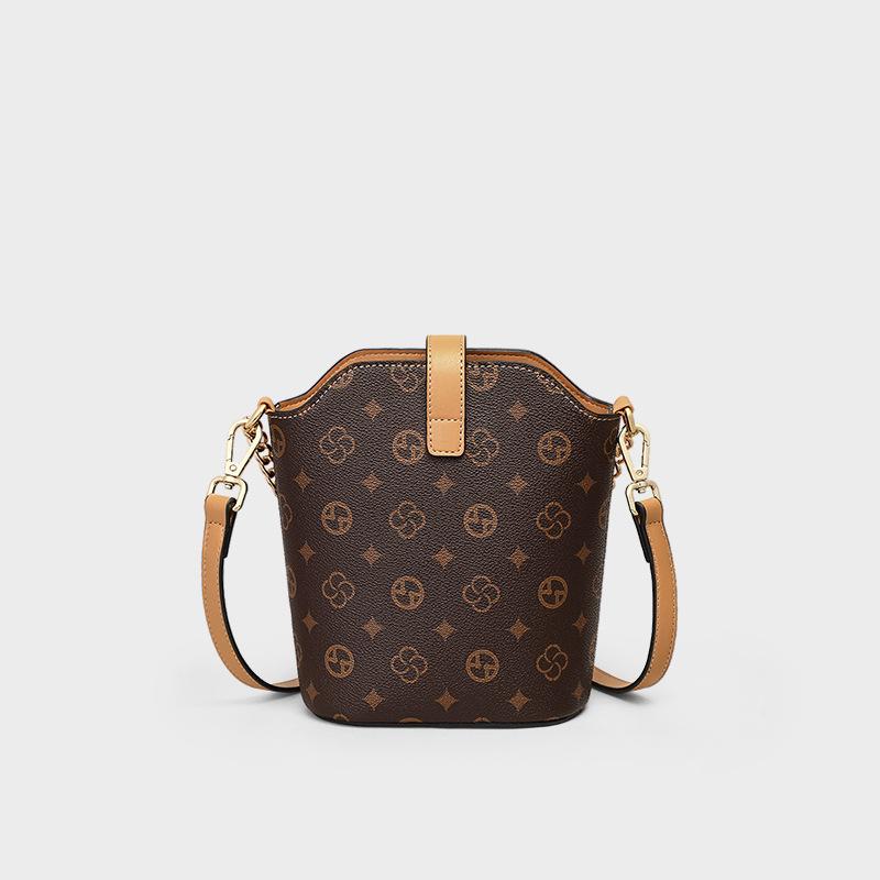 Сумка-ведро через плечо Senior Sense All-in-one Portable Small Chain Leather Bag для женщин