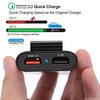 Универсальное автомобильное зарядное устройство с 4 портами USB, переднее сиденье, заднее сиденье, QC3.0, USB-адаптер для быстрой зарядки для автомобиля Char