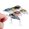 1Pcs 4g 4.5cm Hard Fishing Lure 10# Hook Crank Bait Diving Depth 0.1-0.3m Lake River Fishing Wobblers Carp Fishing Baits