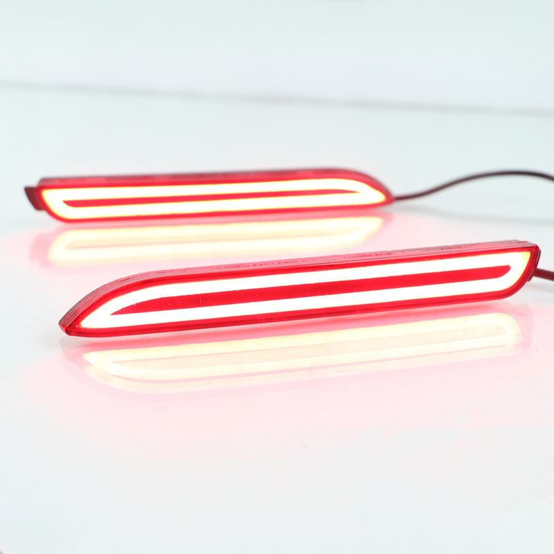 Задний бампер автомобиля, отражатель, задний фонарь, автомобильный стоп-сигнал, прочный, 3 функции, противотуманная фара, подходит для Toyota Camry Sienna Venza