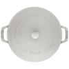 Staub Cocotte Campagne большой литой эмалированный горшок-гриль IH совместимый японский продукт с серийным номером "Stackable 24cm" [Авторизованный номер] 40508-385