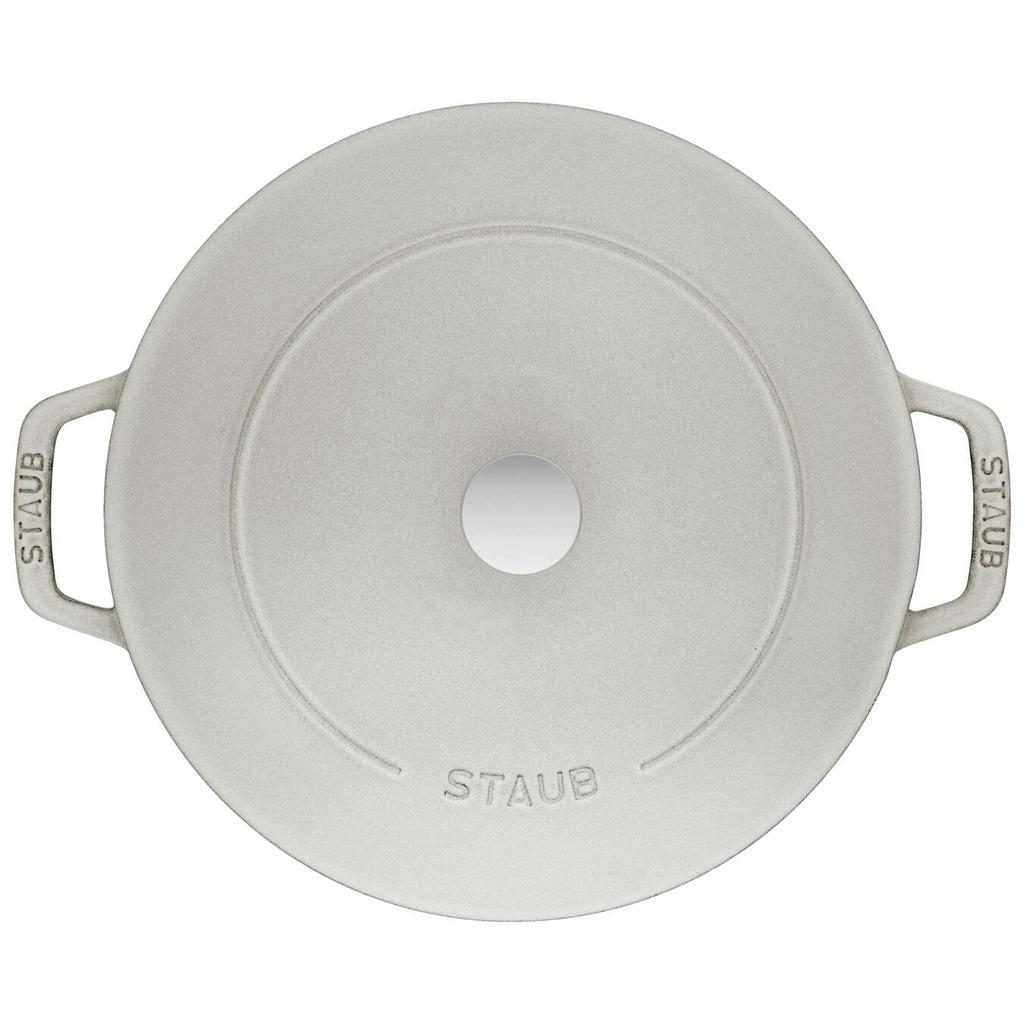 Staub Cocotte Campagne большой литой эмалированный горшок-гриль IH совместимый японский продукт с серийным номером "Stackable 24cm" [Авторизованный номер] 40508-385