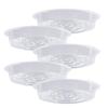 5pieces Breathable And Drainage Clear Orchid Pot For Healthy Plant Growth Clear Plastic Plant Pots